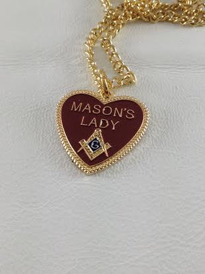D615 Mason's Lady Pendant & Chain