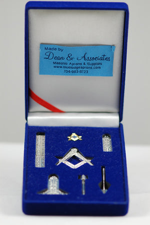 D9996 Masonic Miniature Working Tools Set (Gold Plated)