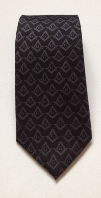 masonic silk tie