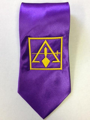 D0199 York Rite Council Tie EMBROIDERED