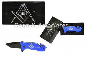 D8006 Masonic Folding Rescue Knife