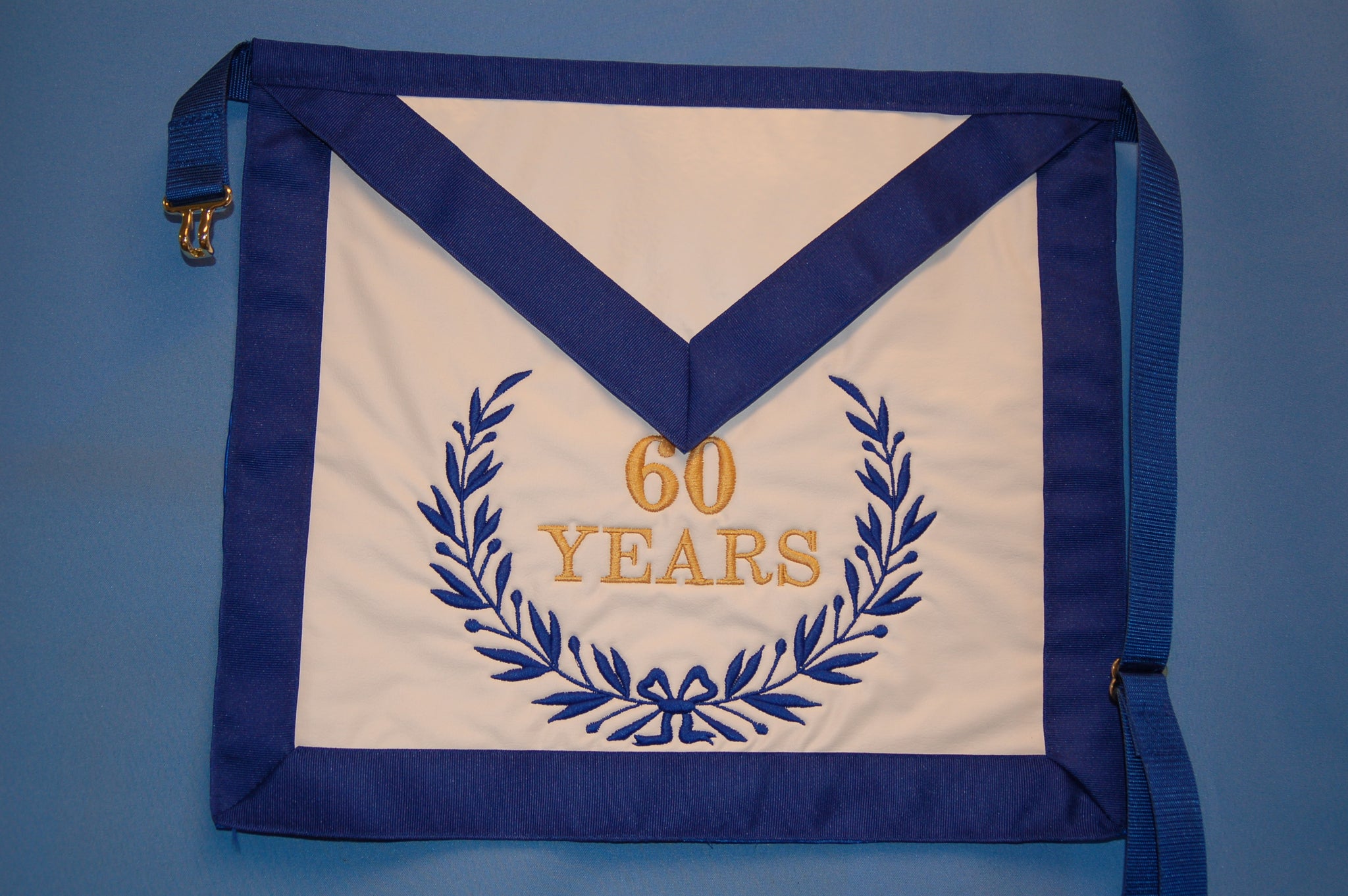 D575PM-Metal Emblem Auto Masonic Past Master w/Square Black and Gold M -  Dean Masonic Supply / Blue Lodge Aprons