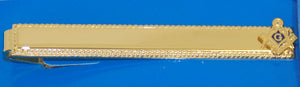 D279 Tie Bar Masonic Personal S&C Gold