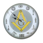 D9926 Masonic Wall Clock with Symblos