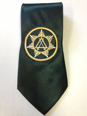 D0250 Knight Masons Tie EMBROIDERED