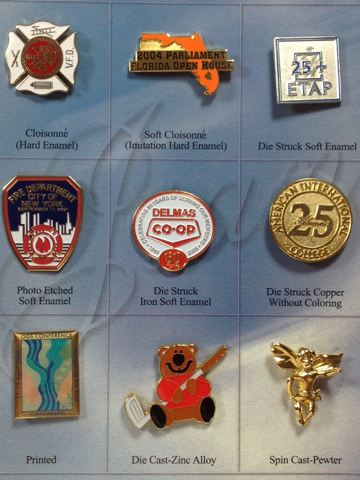 Recognition Pins