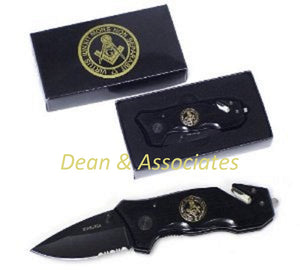 D8018 Masonic Folding Rescue Knife