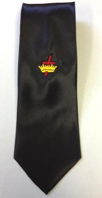 D0252 York Rite Commandery Tie EMBROIDERED - Dean Masonic Supply / Blue ...