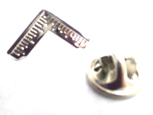 D9952 Lapel Pin Master's Square Silver