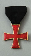 D8144JRC-1 Jewel Knights Templar Red Cross