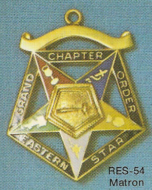 DRES-54 OES Grand Chapter Matron Jewel