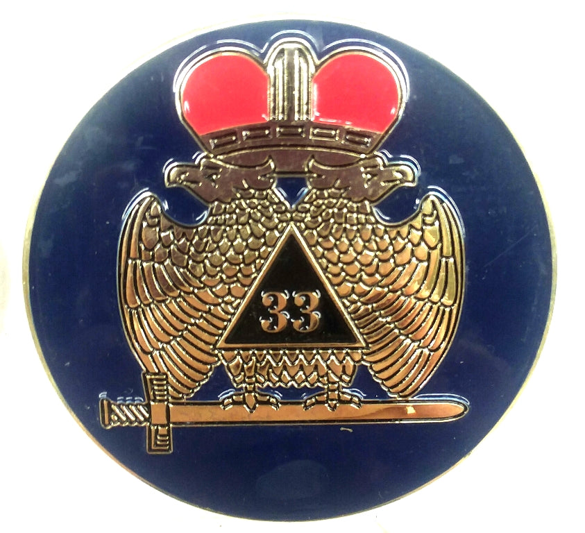 Freemason Scottish Rite 32nd Degree Key Chain & Cut-Out Car Emblem Pac Freemason Scottish Rite 32nd Degree Key Chain & Cut-Out Car Emblem Pac