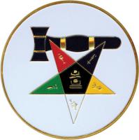 D575ES-2 Order of Eastern Star Past Matron Auto Emblem