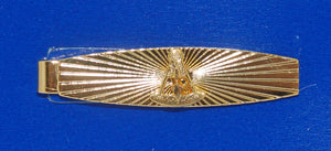 D296TB Tie Bar Sunburst Council Gold