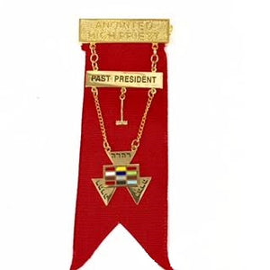 D15333 Jewel Anointed High Priest w/Past President Bar/Ribbon