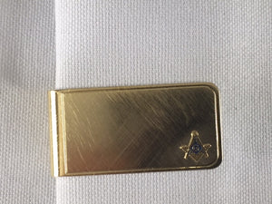 D1984 Money Clip Masonic Gold with S&C logo