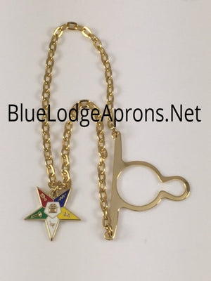 D290 Tie Chain Masonic OES Order of Eastern Star