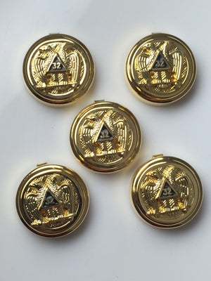 D9920 Button Covers Scottish Rite 32nd Degree