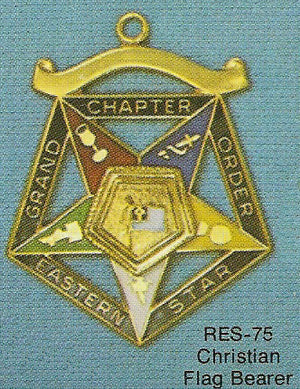 DRES-75 OES Grand Chapter Christain Flag Bearer