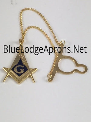 D296 Tie Chain Masonic S&C 1 1/4"